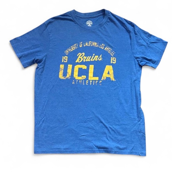Rivalry Threads Tops - Rivalry Threads UCLA Bruins Blue & Yellow Collegiate Graphic T-Shirt — LARGE